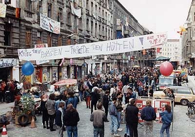 Besetzte Häuser Mainzer Straße Berlin